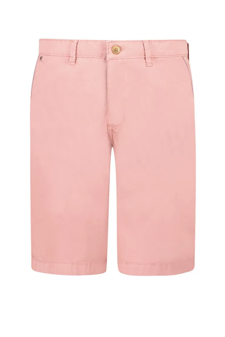 korte broek Gardeur Jasper roze effen katoen