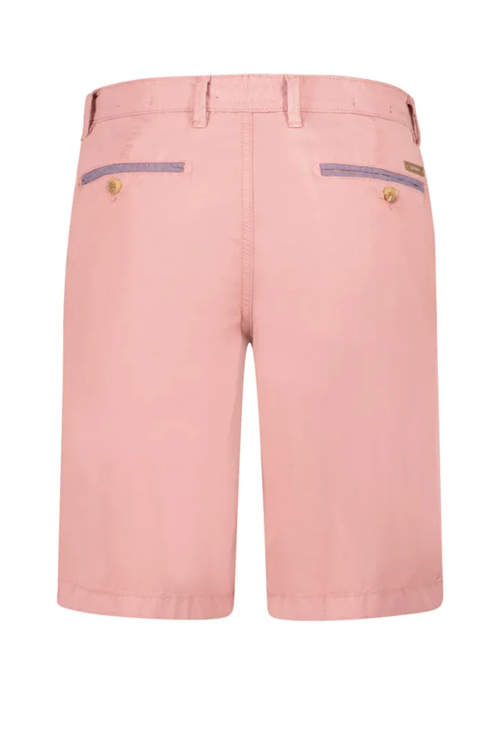 korte broek Gardeur Jasper roze effen katoen
