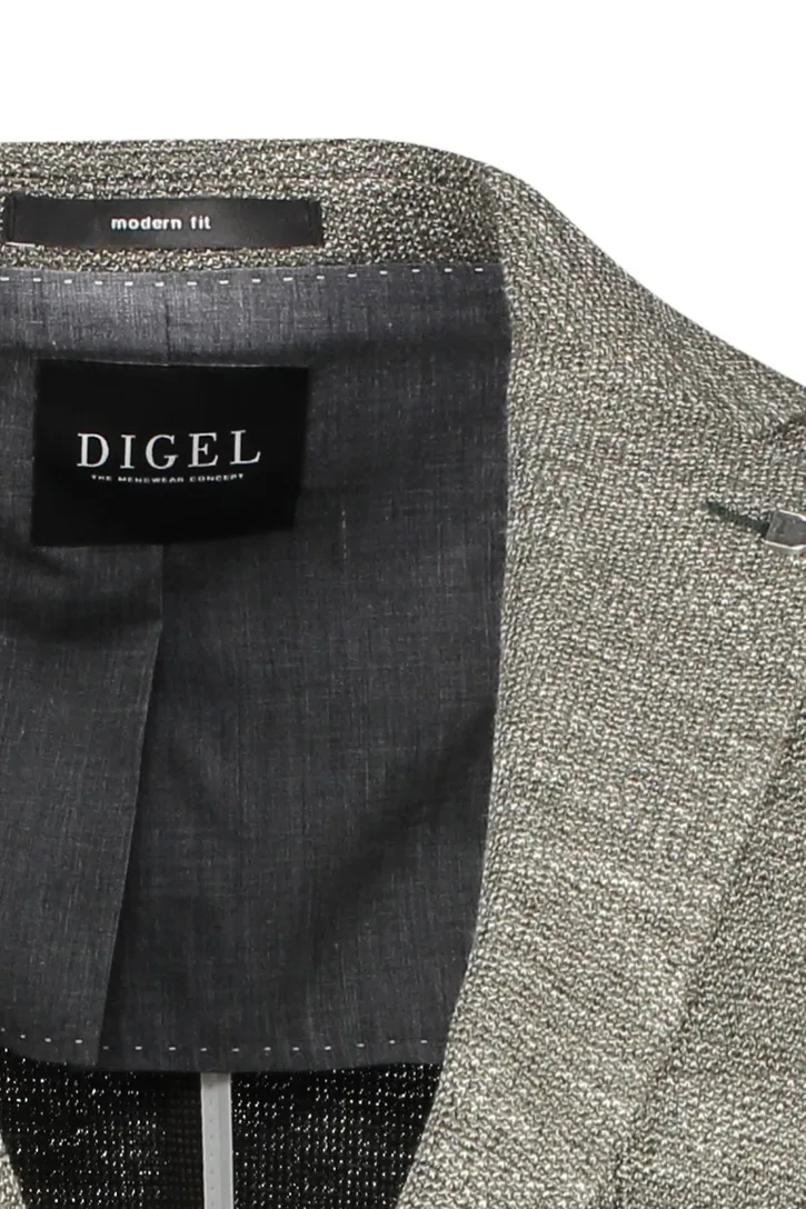 Digel colbert grijs effen
