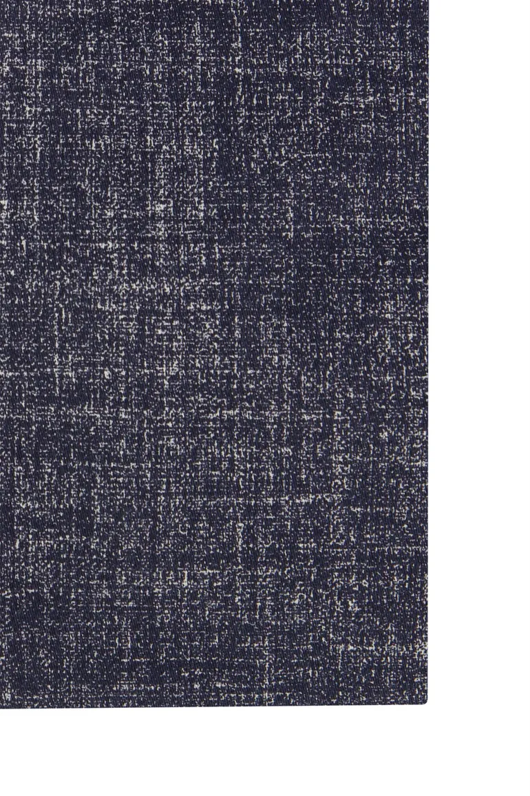John Miller overhemd donkerblauw gemeleerd