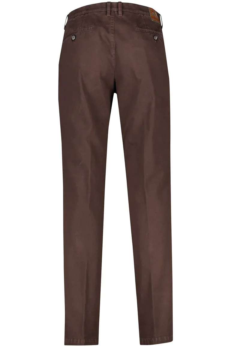 M.E.N.S. katoenen chino bruin uni