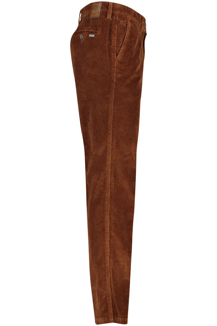 katoenen broek M.E.N.S. Madison bruin