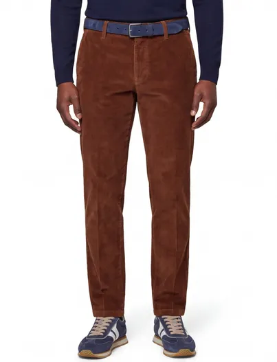M.E.N.S. M.E.N.S. Madison broek corduroy bruin