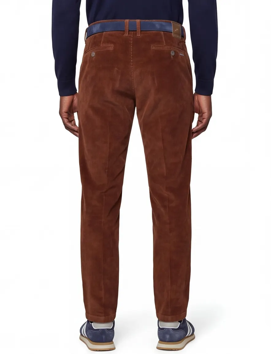 M.E.N.S. Madison broek corduroy bruin