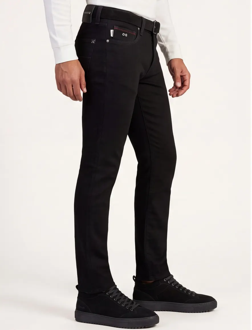 Tramarossa Leonardo Slim zwarte skinny spijkerbroek