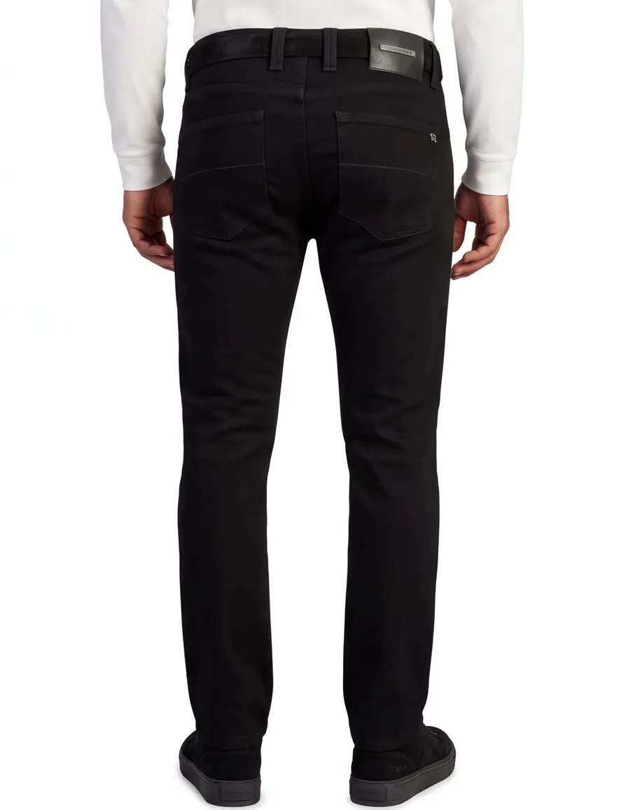 Tramarossa Leonardo Slim zwarte skinny spijkerbroek