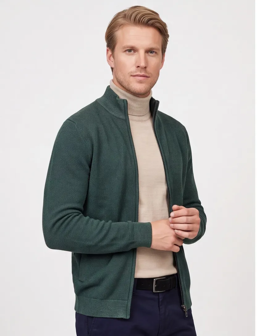 Baileys vest groen katoen