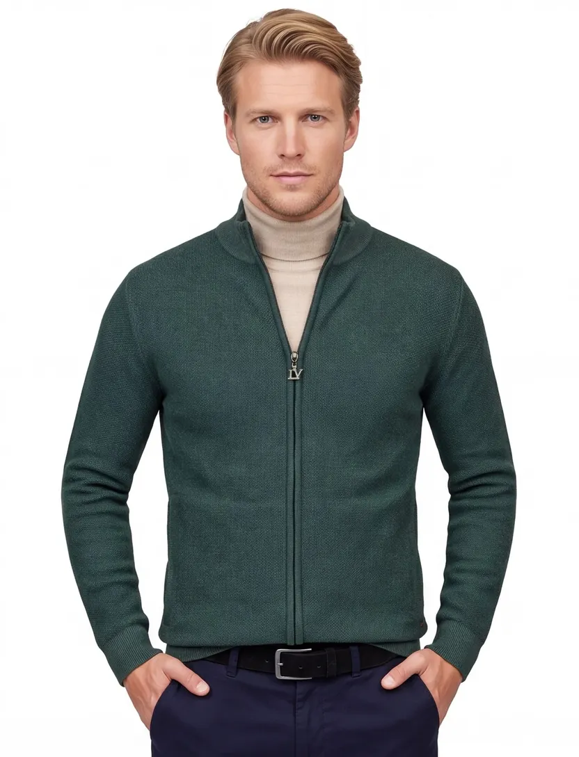 Baileys vest groen katoen