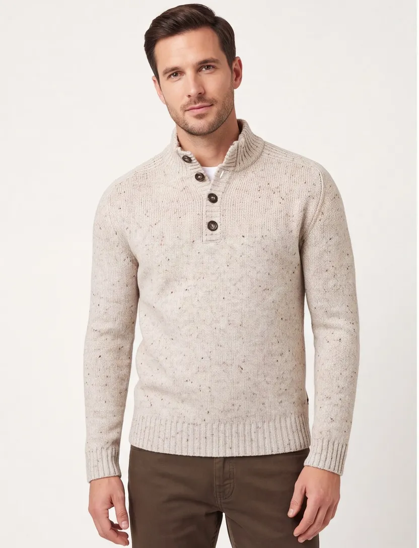 Baileys trui beige wol