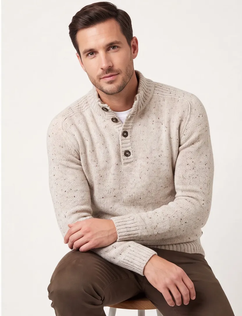 Baileys trui beige wol