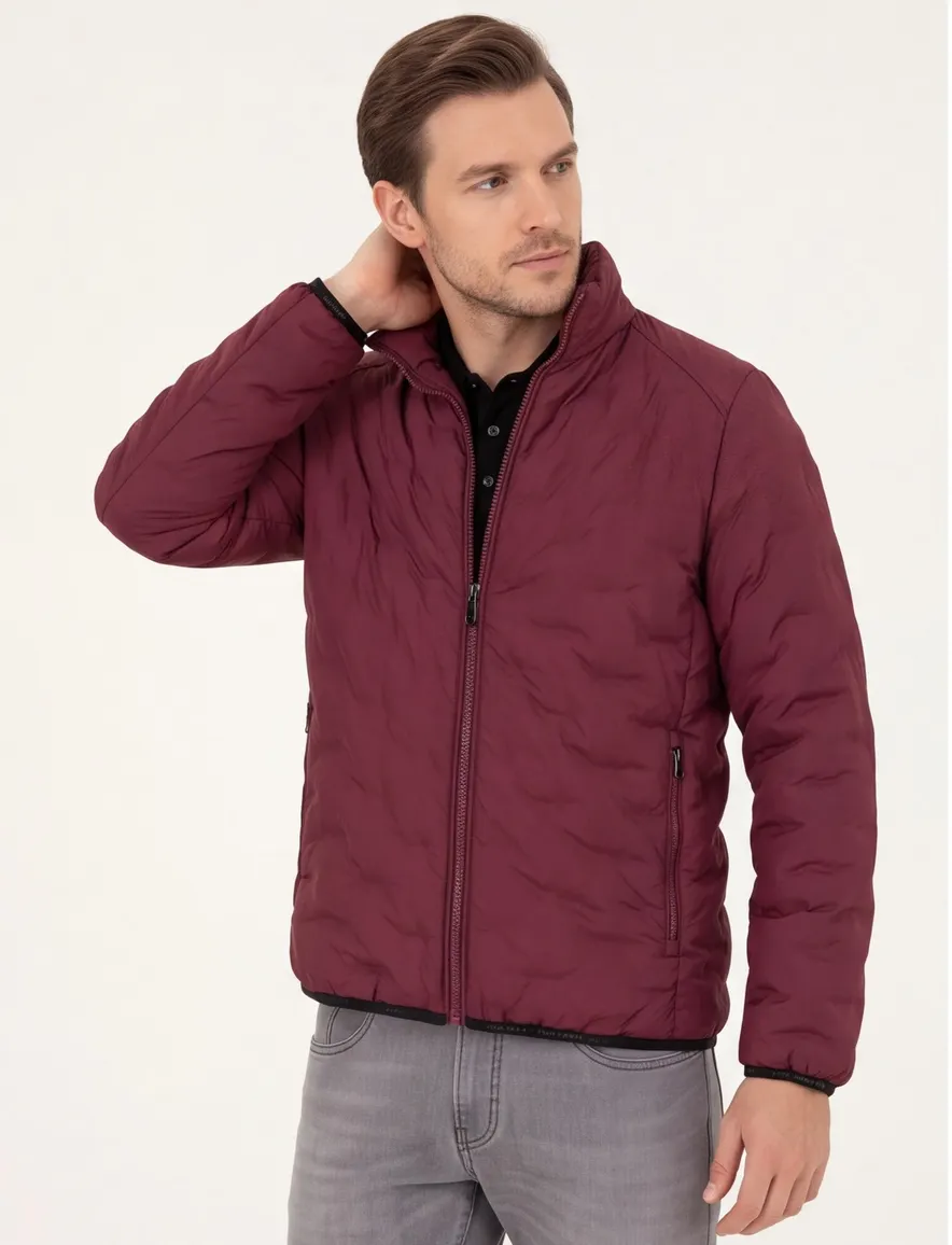 Pierre Cardin tussenjas effen rood