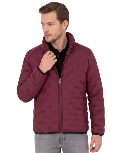 Pierre Cardin Pierre Cardin tussenjas effen rood