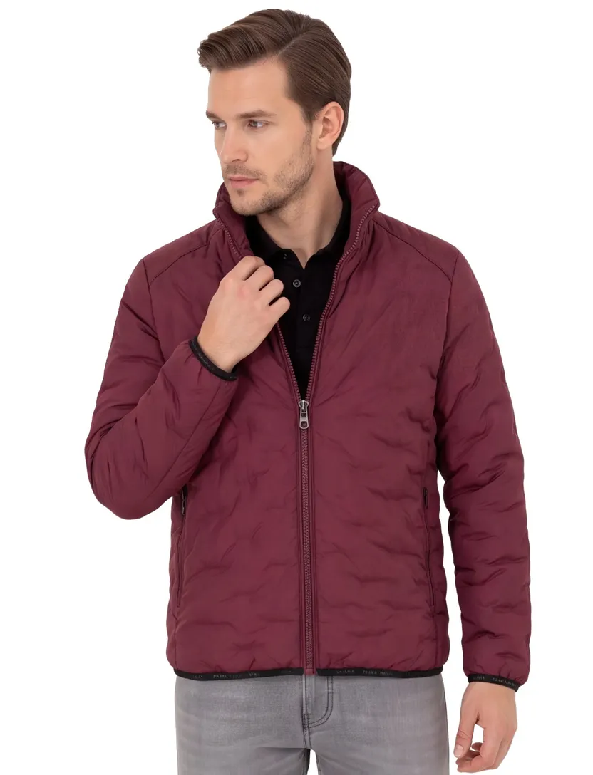 Pierre Cardin tussenjas effen rood