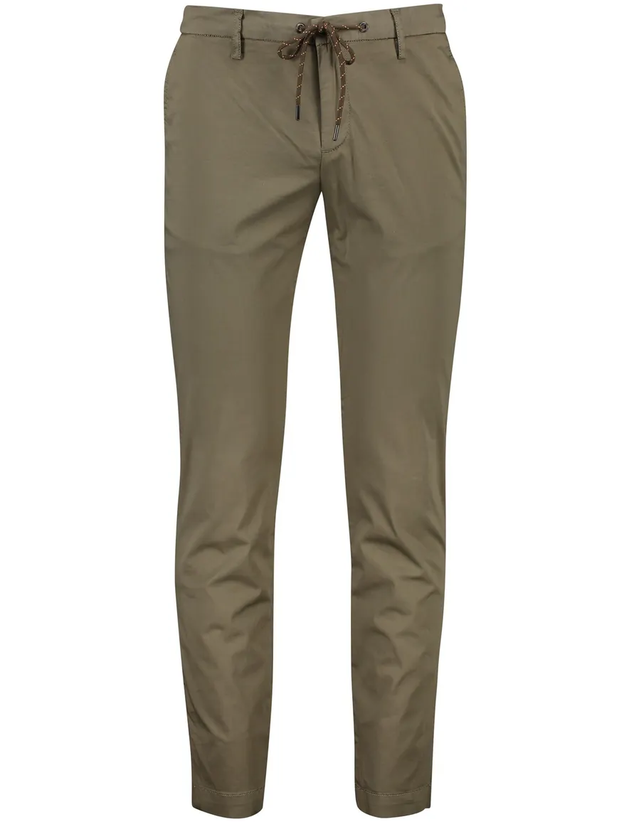 Alberto broek donker groen jump slim fit chino
