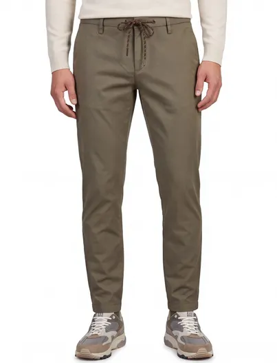 Alberto Alberto broek bruin jump slim fit chino