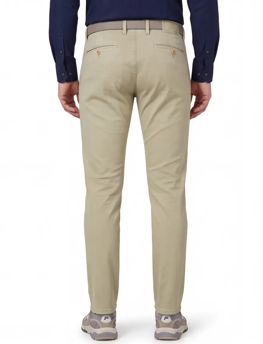 Alberto broek licht groen rob slim fit chino