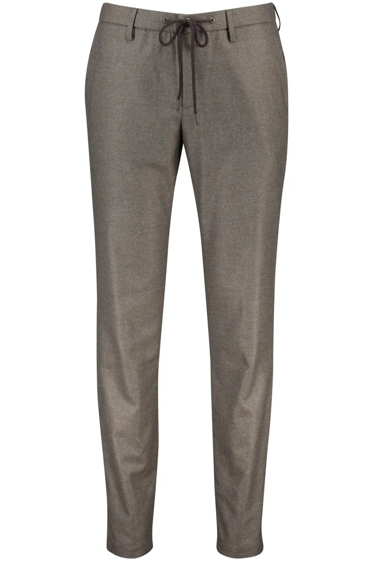 Alberto katoenen broek bruin