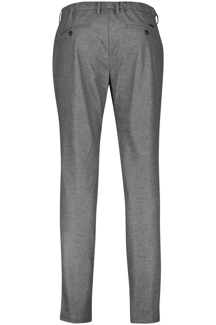 katoenen broek Alberto grijs
