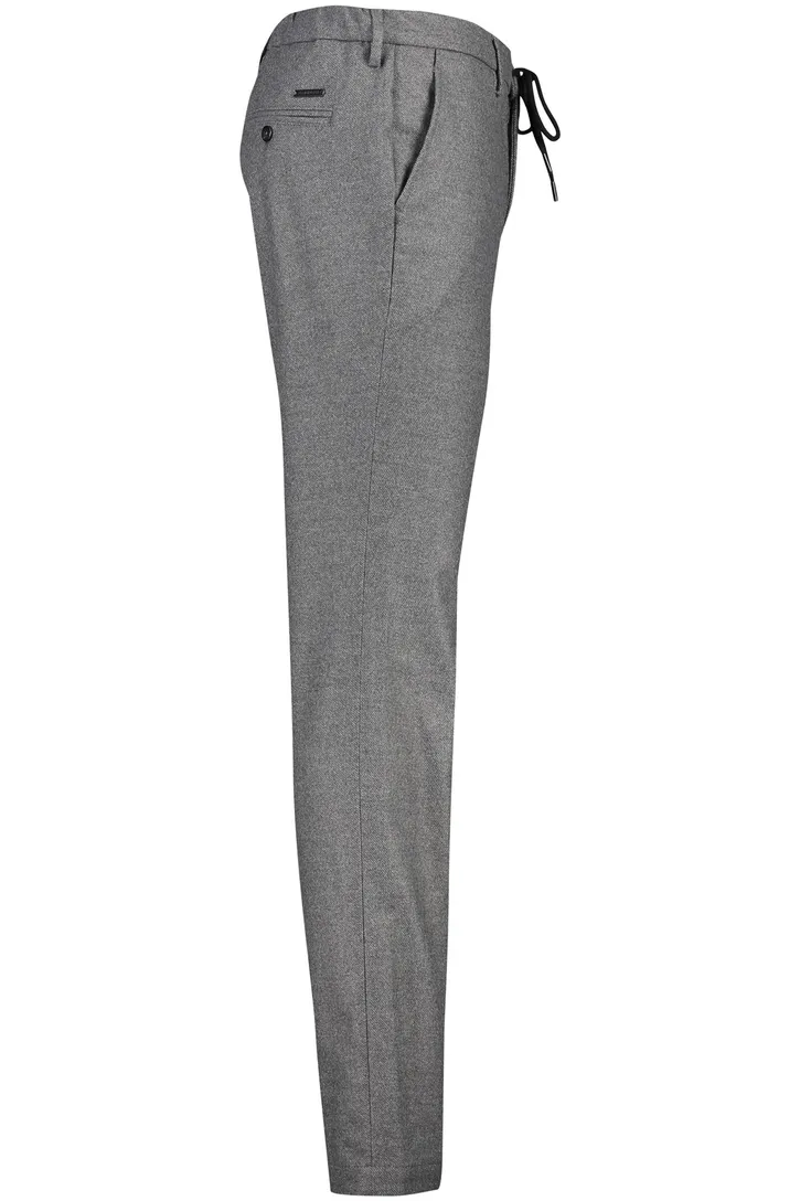 katoenen broek Alberto grijs