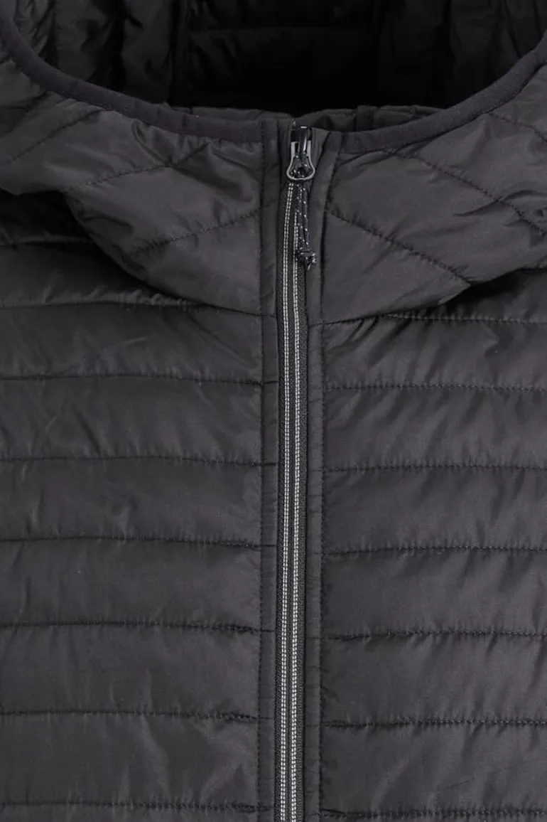 Tussenjas Jack & Jones Plus Size grijs effen rits normale fit