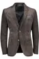 Portofino colbert normale fit bruin effen