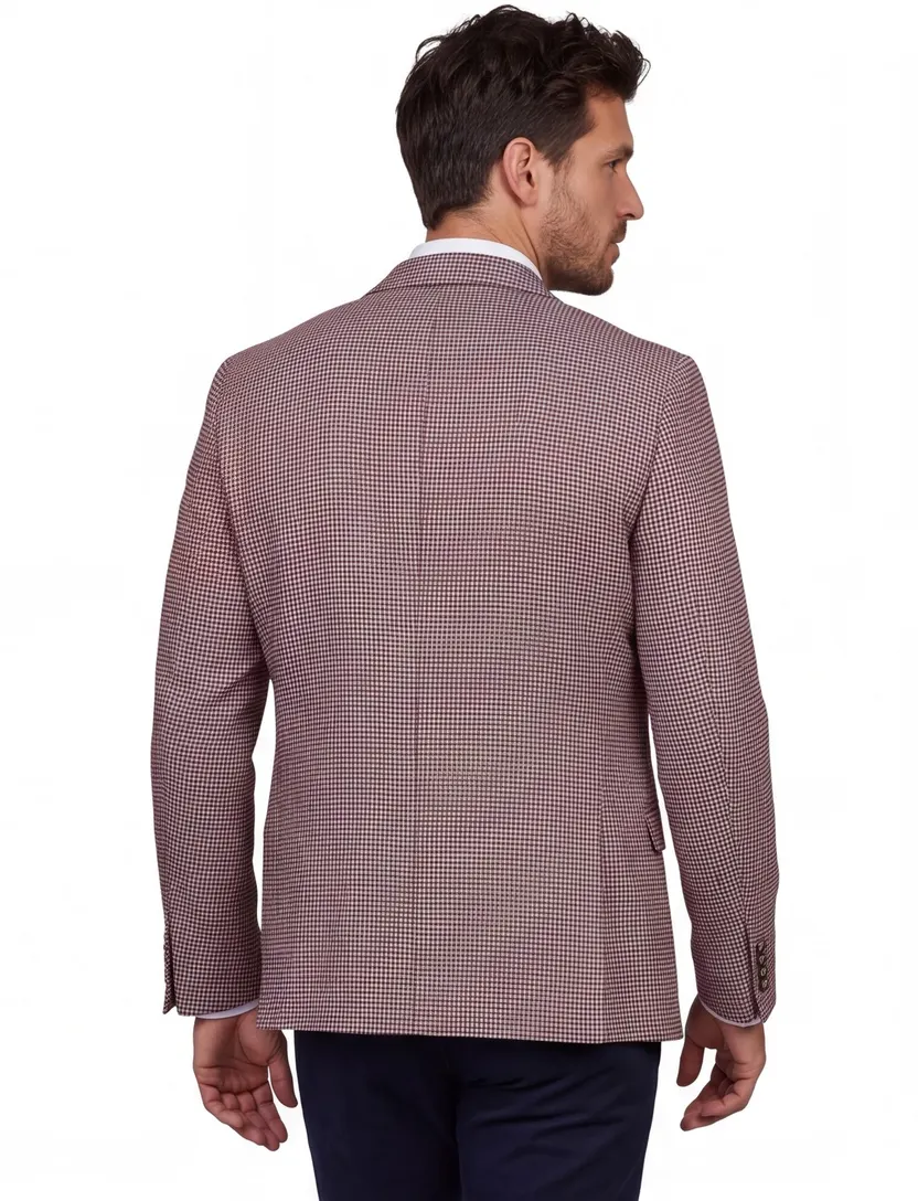 Portofino colbert normale fit rood