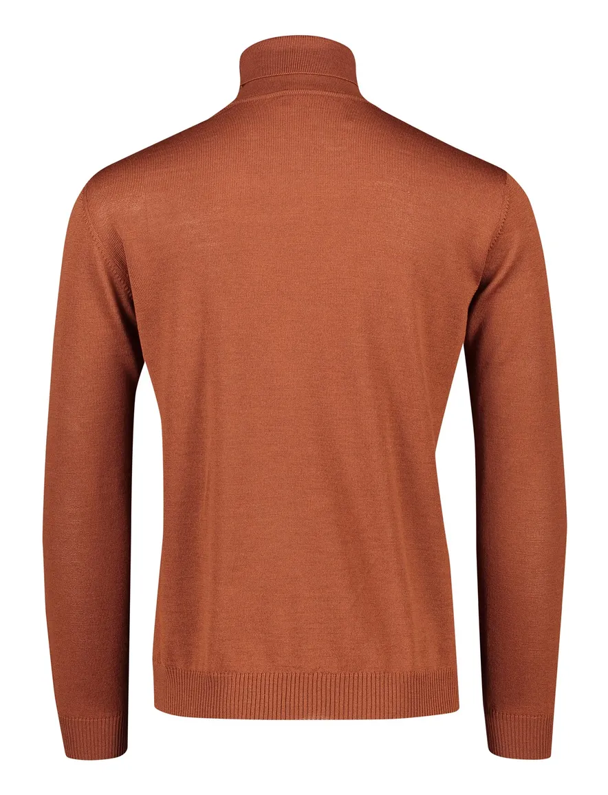 Maerz coltrui oranje effen merinowol