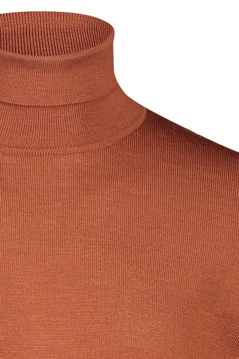 coltrui Maerz oranje effen merinowol
