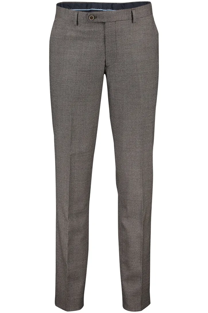 Portofino pantalon mix en match gemêleerd bruin