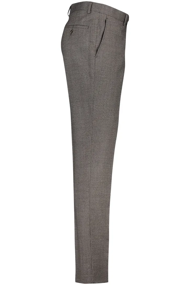 Portofino pantalon mix en match gemêleerd bruin