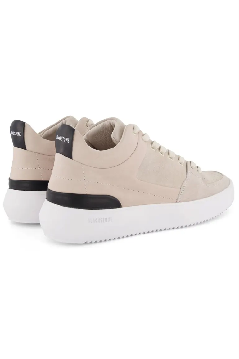 Blackstone sneaker beige leer