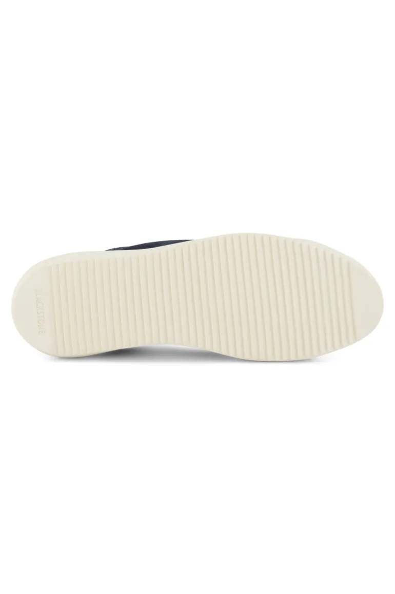 sneakers Blackstone effen leer blauw