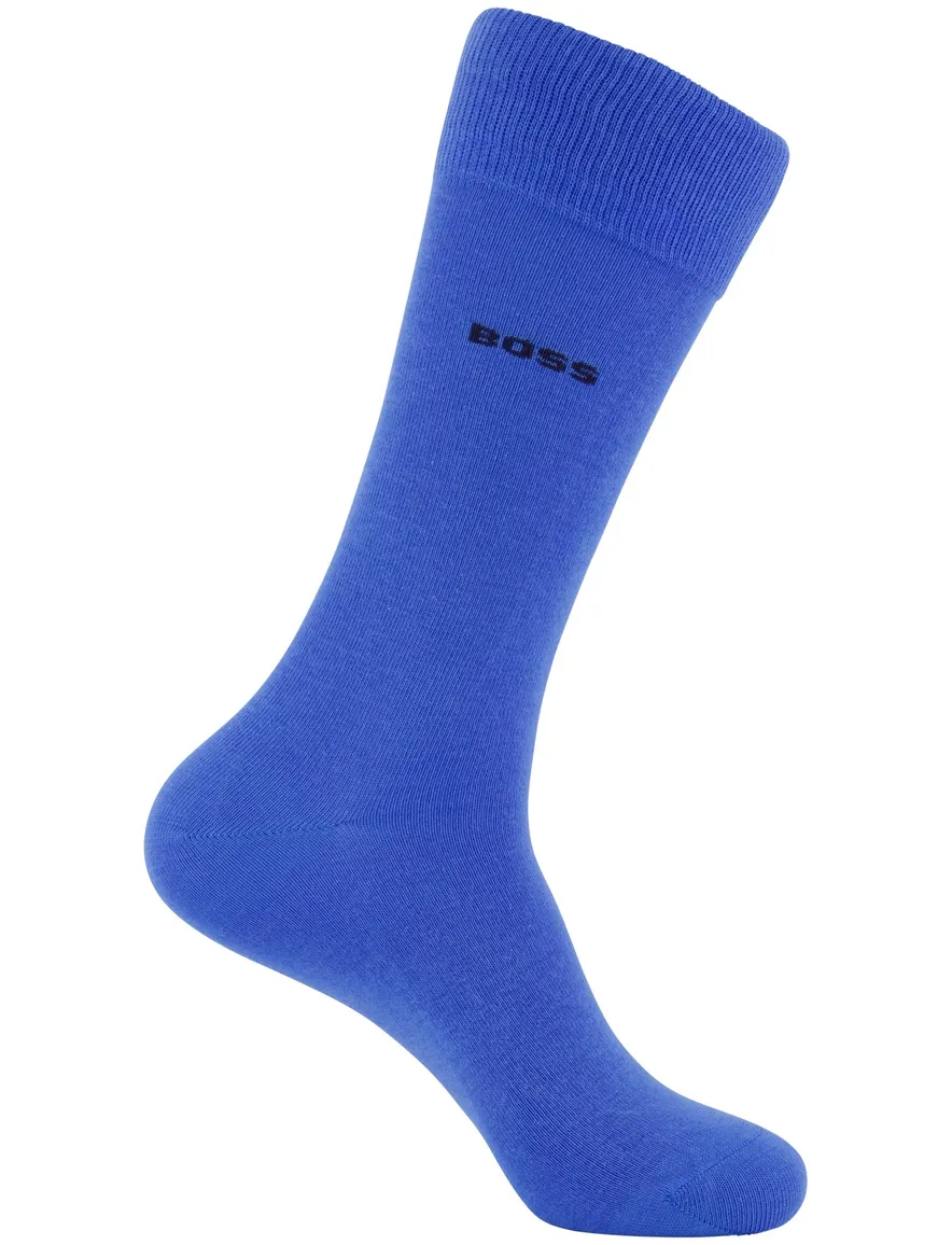 Boss giftbox sokken 6-pack blauw-grijs-mix