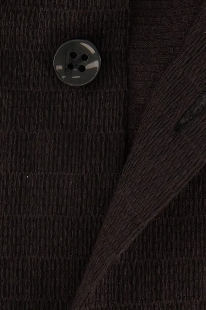 John Miller zakelijk zwart overhemd Tailored Fit effen katoen