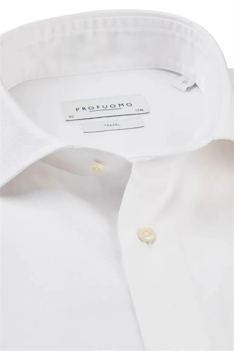 Profuomo overhemd ml7 wit cutaway