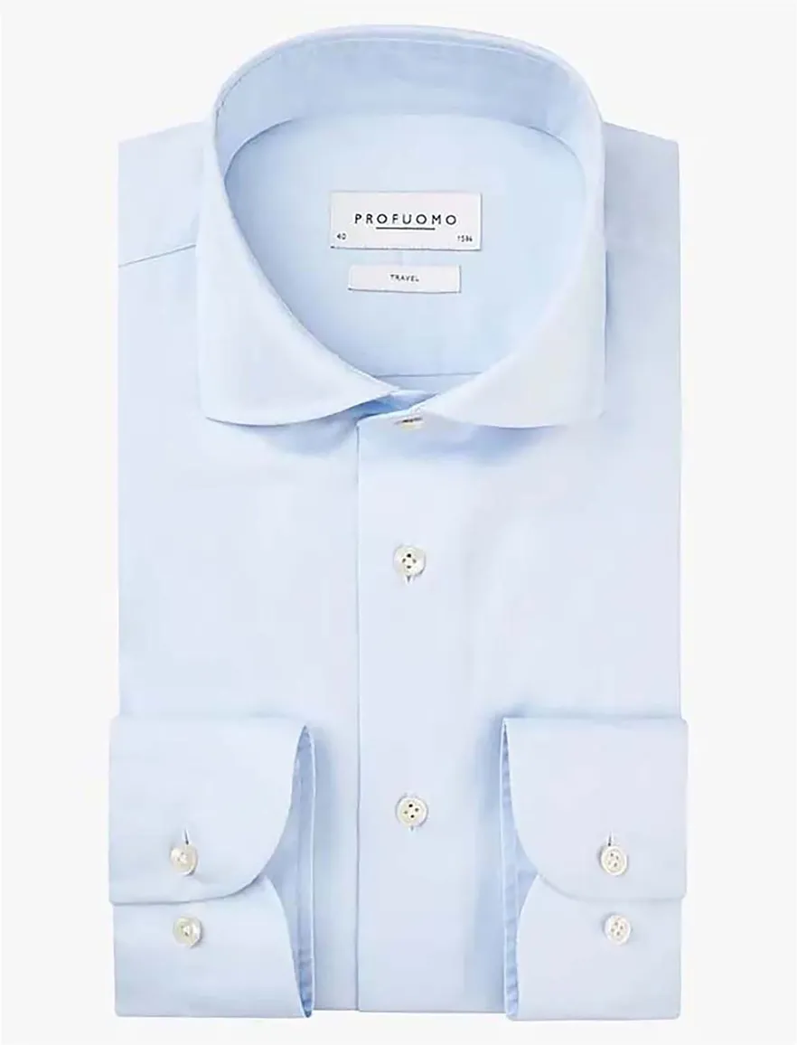 Profuomo overhemd lichtblauw ml7
