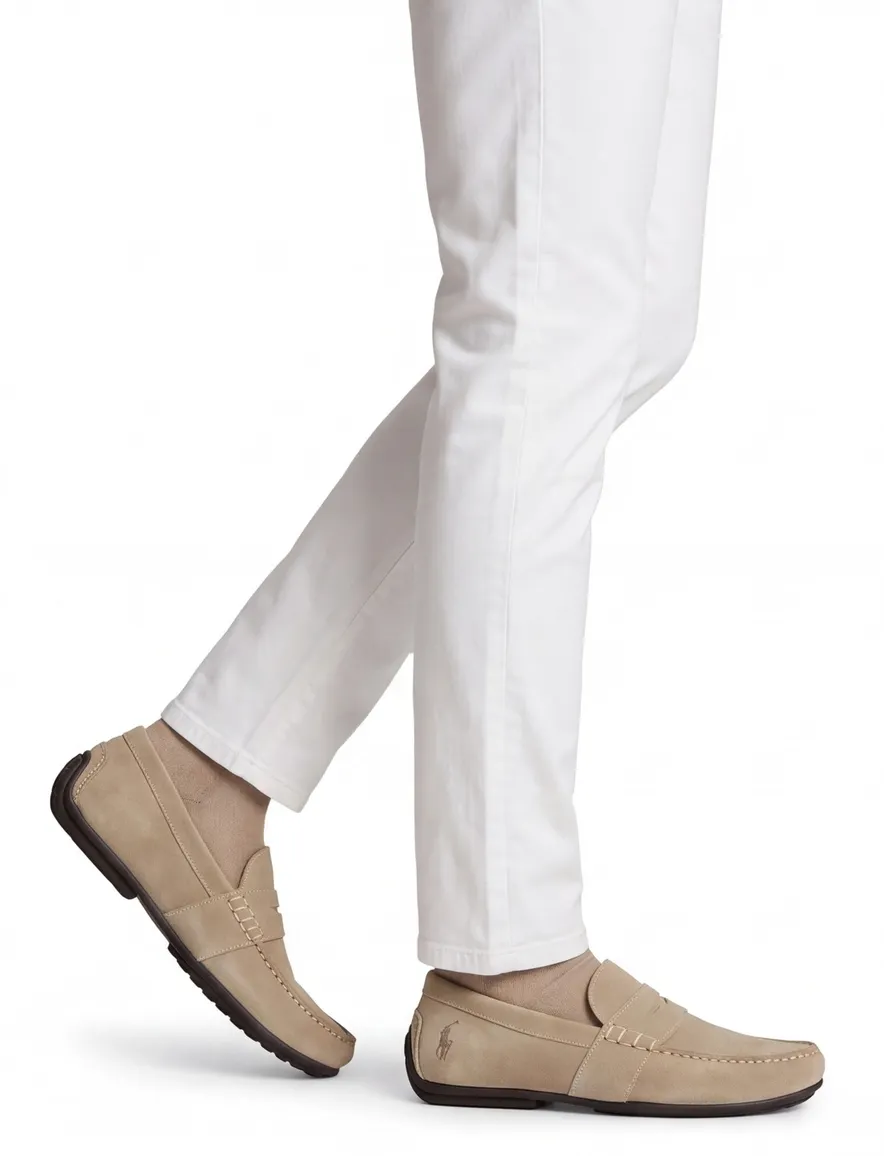 Loafer Polo Ralph Lauren beige zwarte zool