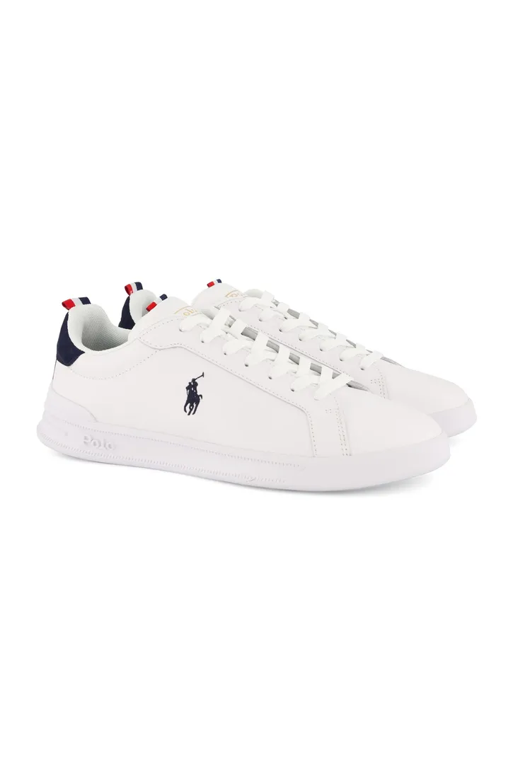 Polo Ralph Lauren sneakers effen leer wit