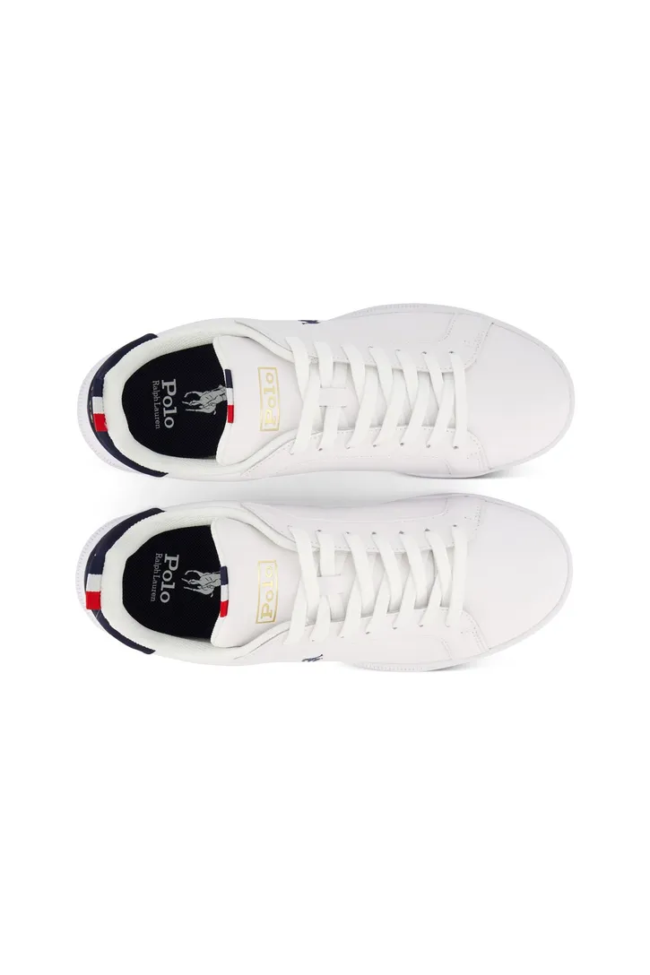 Polo Ralph Lauren sneakers effen leer wit