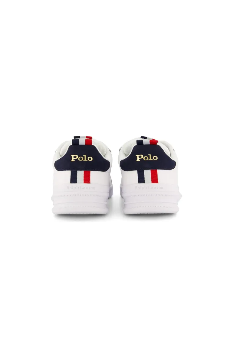 sneakers Polo Ralph Lauren effen leer beige