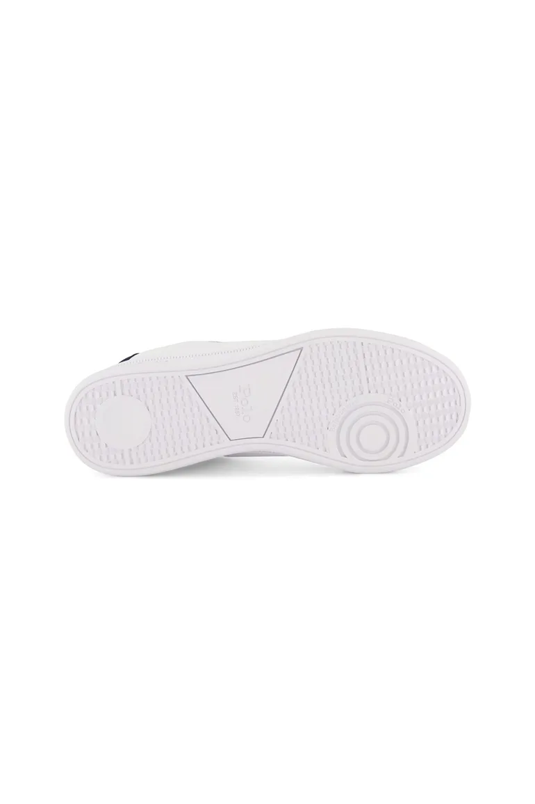 sneakers Polo Ralph Lauren effen leer beige
