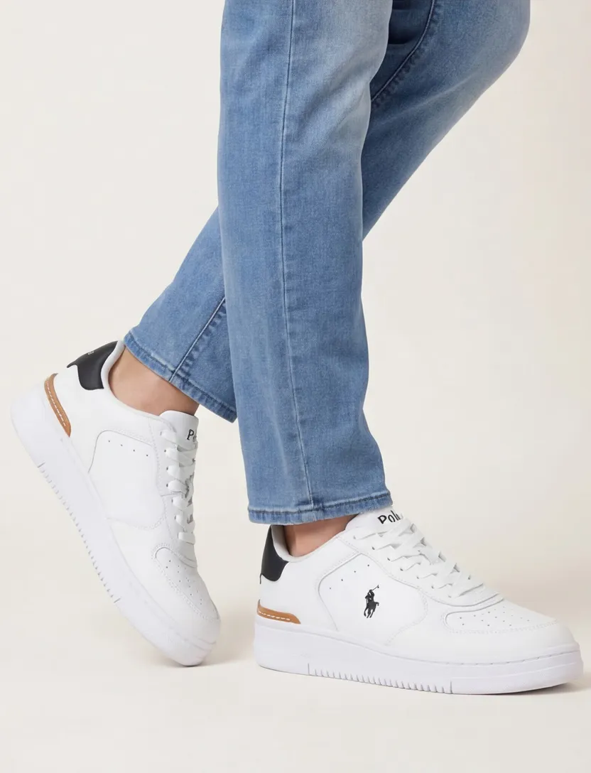 sneaker Polo Ralph Lauren wit/zwart