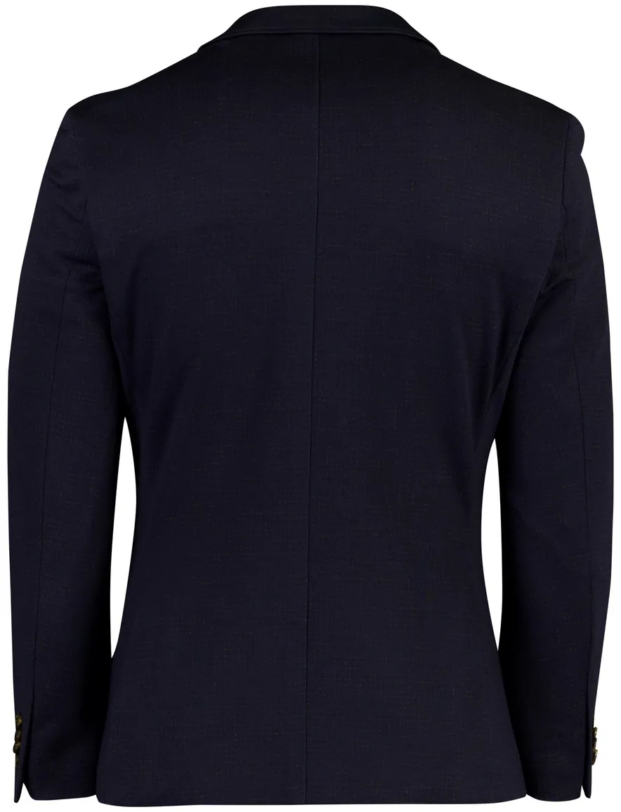 Born With Appetite geruite blazer donkerblauw
