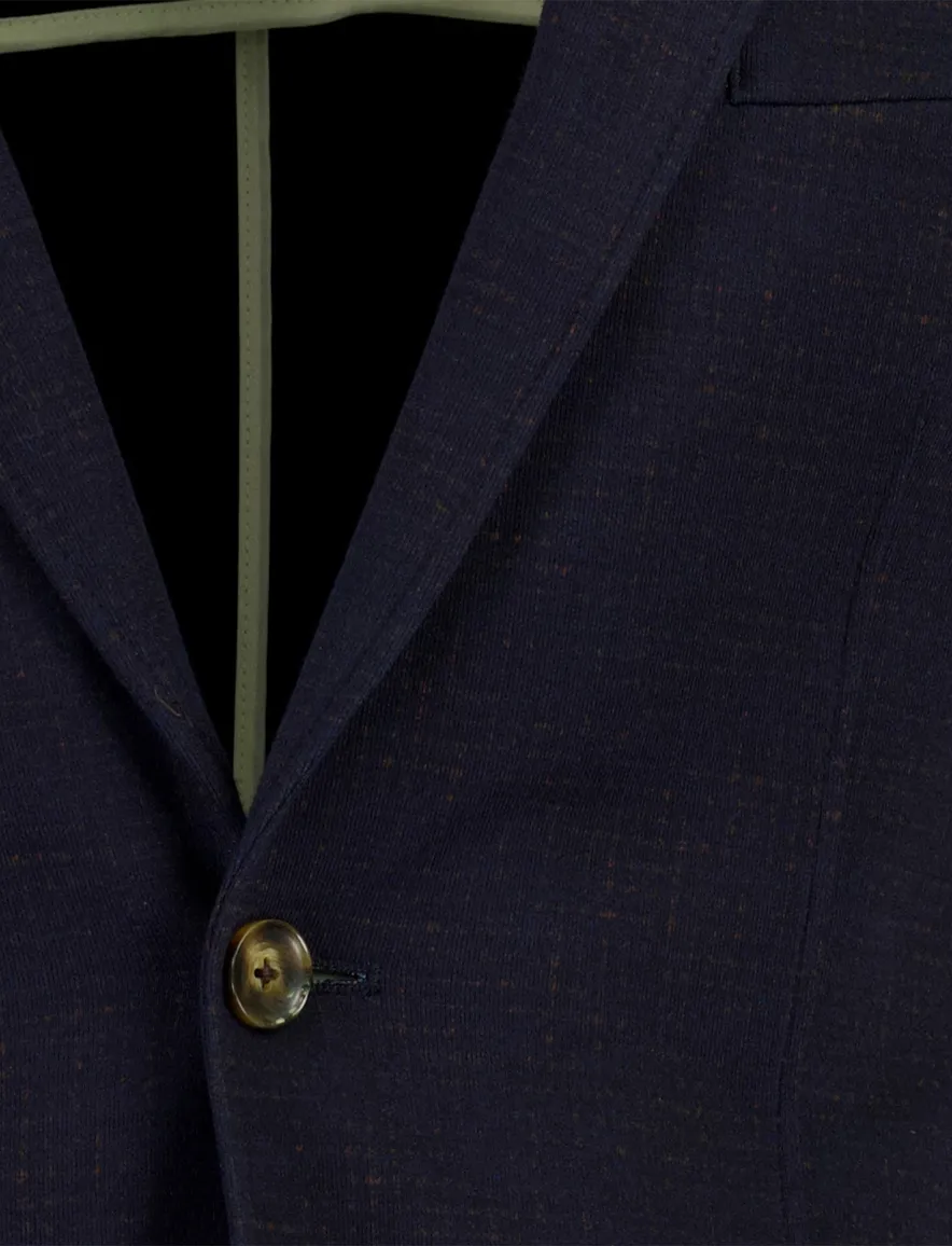 Born With Appetite geruite blazer donkerblauw