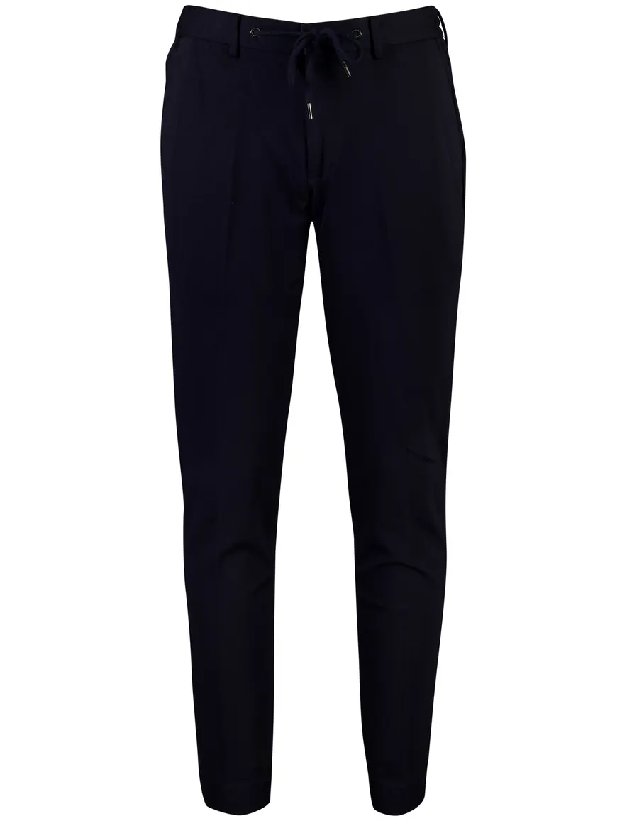 Born With Appetite chino donkerblauw effen