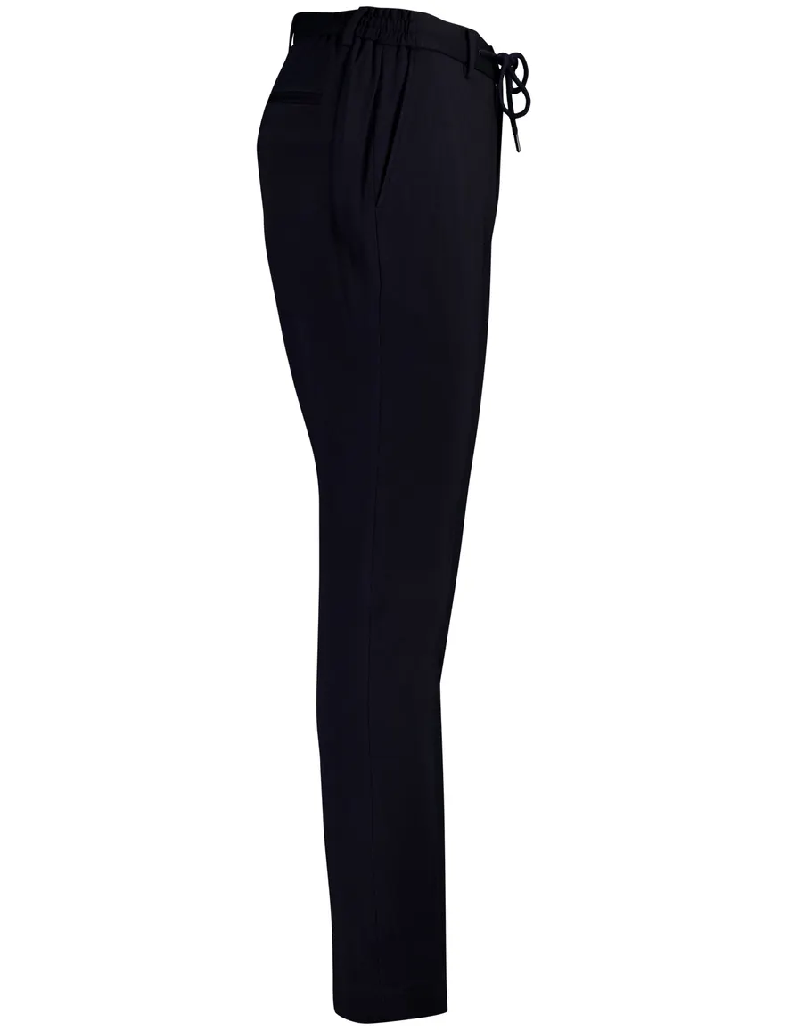 Born With Appetite chino donkerblauw effen
