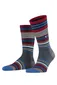 Burlington sokken bordeaux gestreept