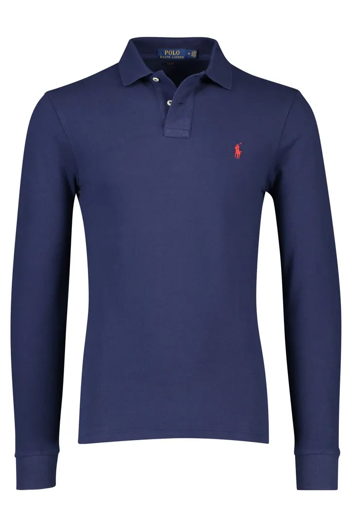 katoenen Polo Ralph Lauren polo kobaltblauw Big & Tall