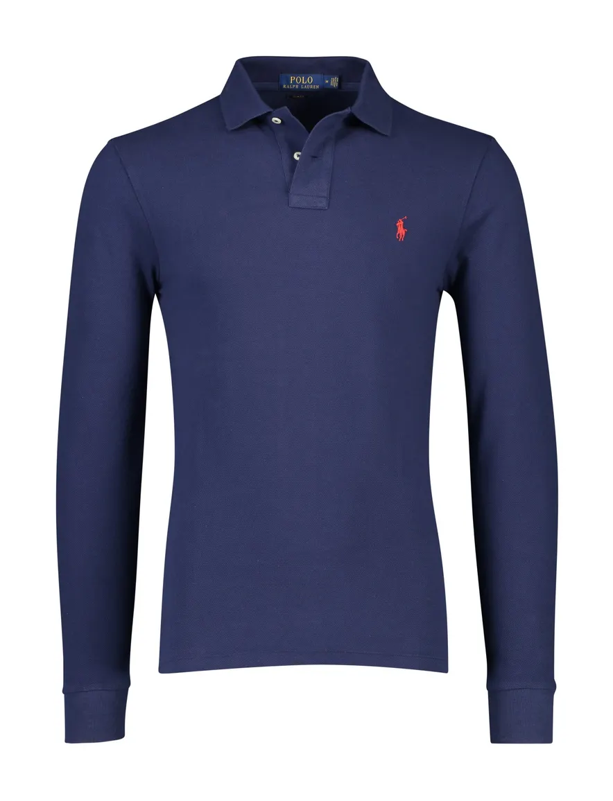 Polo Ralph Lauren polo effen kobaltblauw Big & Tall