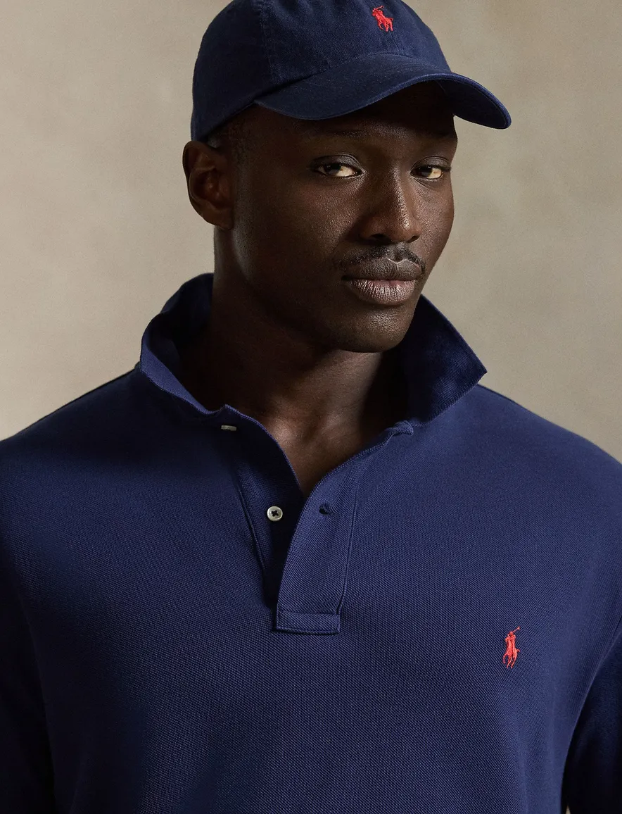 Polo Ralph Lauren polo effen kobaltblauw Big & Tall